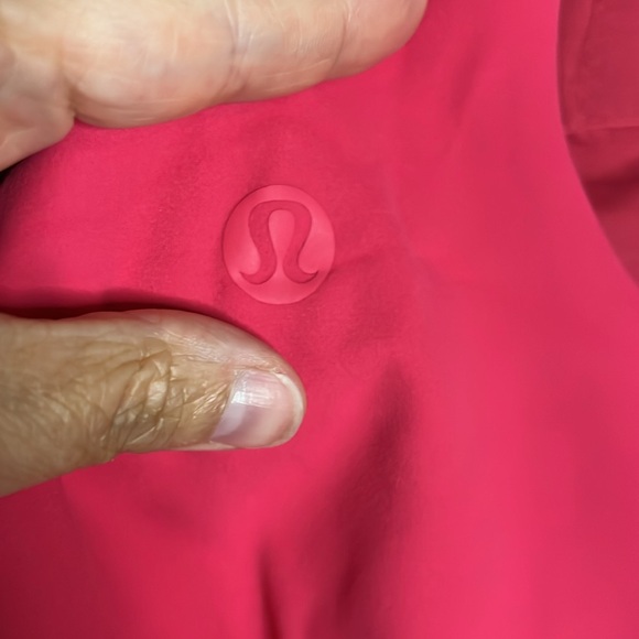 Lululemon Everlux Asymmetrical Tennis Tank size 6 in cherry mist - Picture 6 of 7